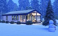 Проект дома Фьорд Prefab 98-1 (ПРЕфаб технология)