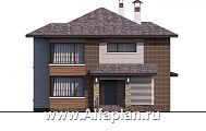 Проект: 399A. «Эридан» - красивый проект двухэтажного дома, с террасой, в современном стиле