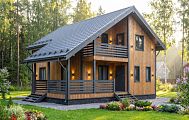 Проект дома Каркасный дом 076
