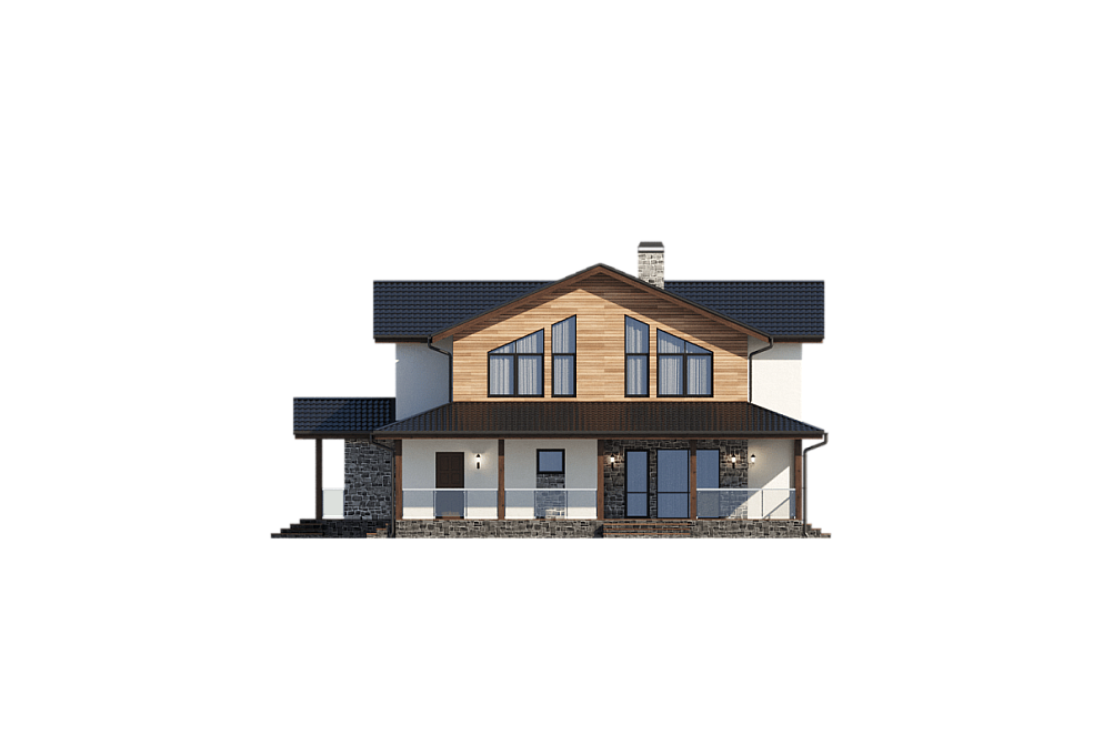 Проект дома Фахверковый «Элес»