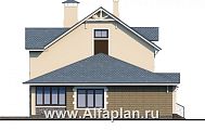 Проект: 501A. «Оккервиль» - проект двухэтажного дома из газобетона, с мансардой, для большой семьи