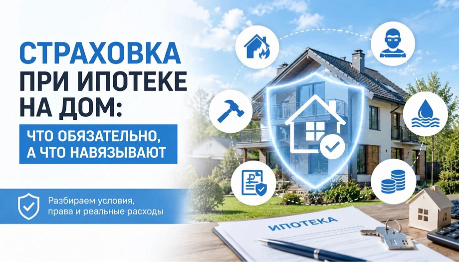 Страховка при ипотеке на дом: что обязательно, а что навязывают