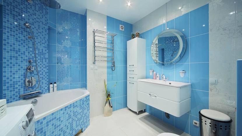 Ванная Комната Голубого Цвета Дизайн Фото
