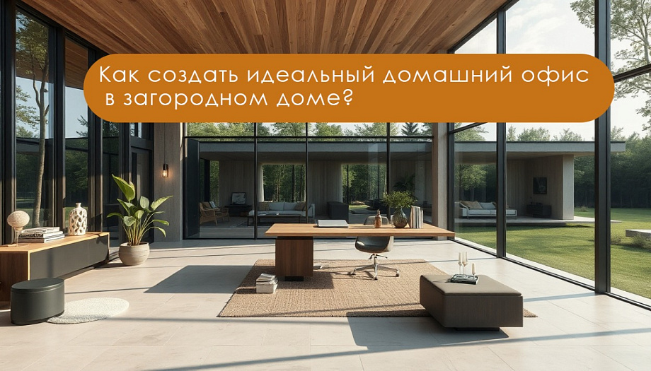 Как создать идеальный домашний офис в загородном доме?