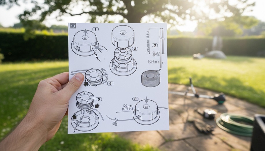 Как намотать леску на катушку триммера Stihl