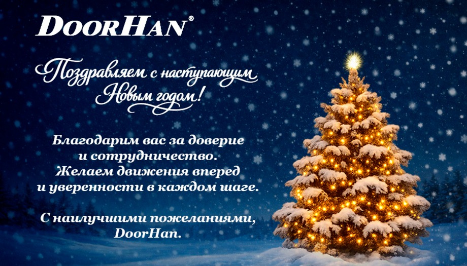 С Новым годом! Пусть каждый день будет продуктивным, а ворота — надежными